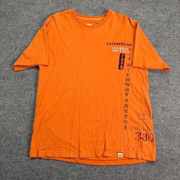 Caterpillar construction t shirt size men's extra large